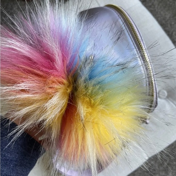 SOLD - New Under One Sky Rainbow Unicorn Small Backpack - Picture 3 of 6